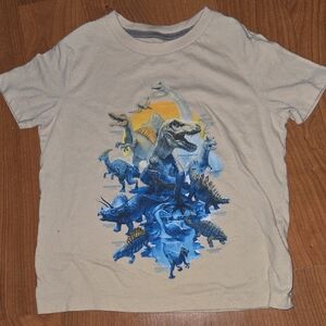 Old Navy Kids Dinosaur Graphic Tee - Beige